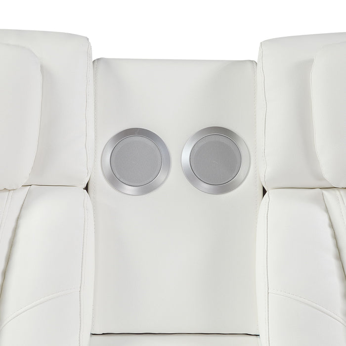 Electra - Power Reclining Set With Power Headrests, Massage And LED Lighting