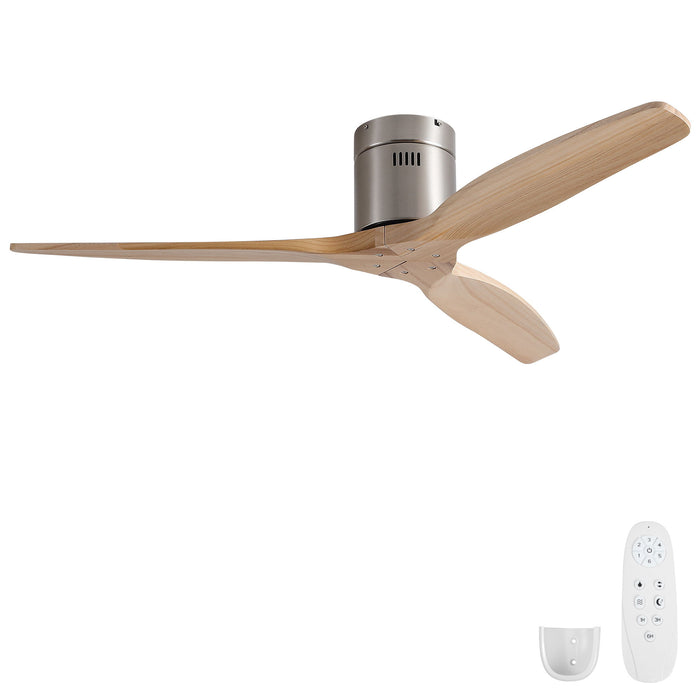 Low Profile Flush Mount Ceiling Fan Without Light