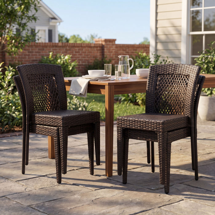 Outdoor Dining Stackable Chairs