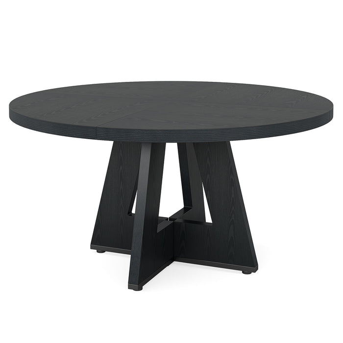 Round Dining Cross Base Kitchen Table