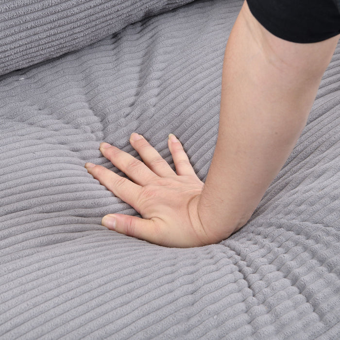 Modern Upholstered Resilience Three Seater Sofa