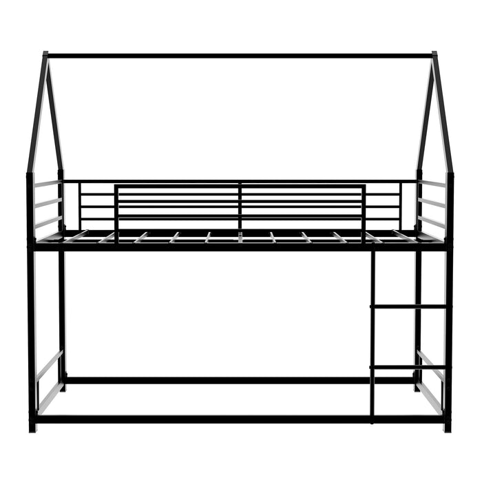 Bunk Bed With Safety Guardrails, No Box Spring Needed