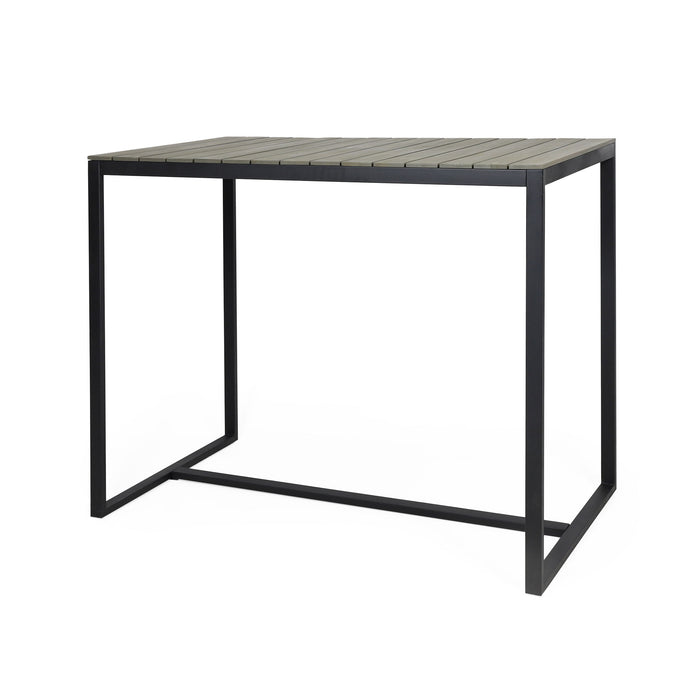 Ernesto - Outdoor Industrial Acacia Wood Bar Table