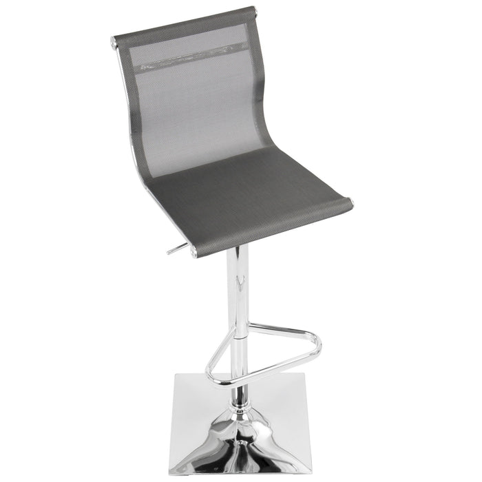 Mirage - Contemporary Adjustable Barstool With Swivel
