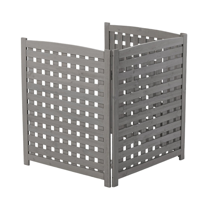 3 Panel Outdoor Air Conditioner Fence Screen