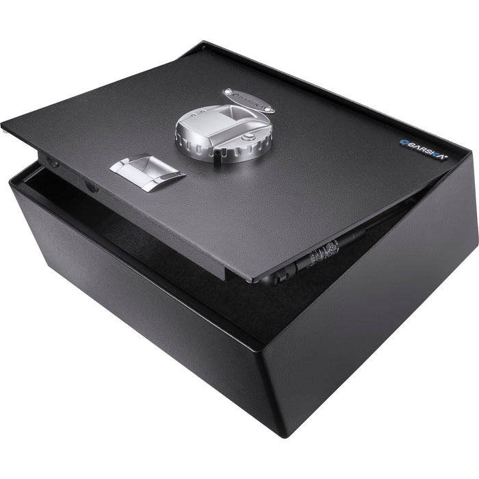 0 23 Cu Ft Top Opening Biometric Security Safe - Black