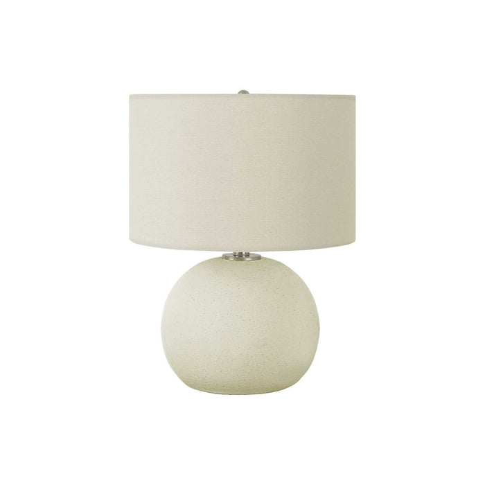 Lighting, Contemporary Table Lamp, Ceramic - Cream