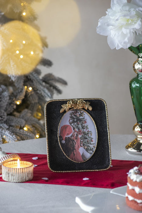 Vintage Photo Frame - Gold / Black