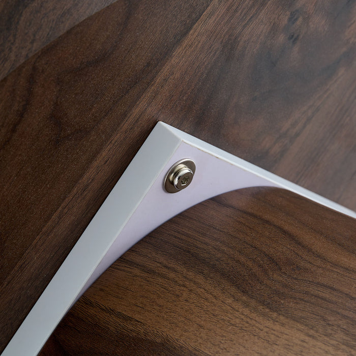 Circular Coffee Table With Adjustable Feet