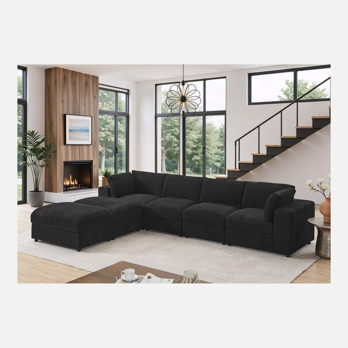 Modern Reversible Modular Sectional