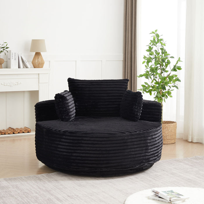 Swivel Chair With 360° Rotation For Living Room