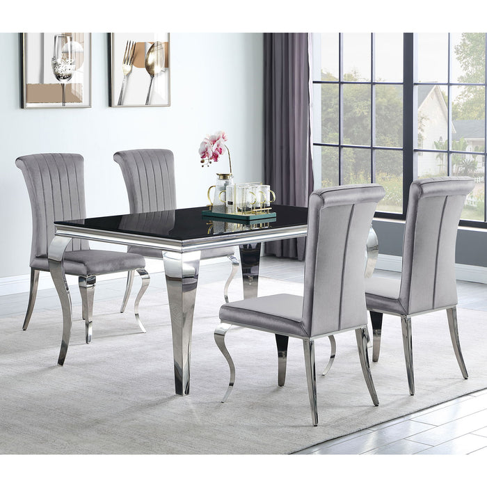 Elegant Upholstered Side Chairs (Set of 4)