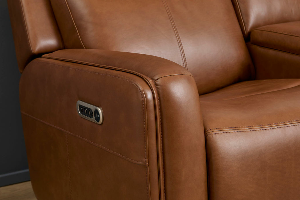 Alister - Power Gliding Loveseat With Console, Power Headrests & Lumbar