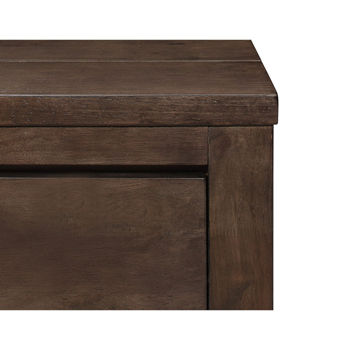 2 Drawer Nightstand - Brown