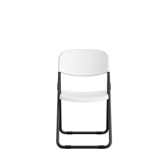 U - Leg Folding Chair - White