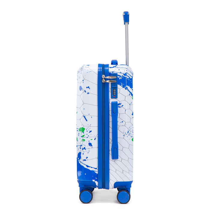 3 Piece With Combination Lock And Silent Wheels