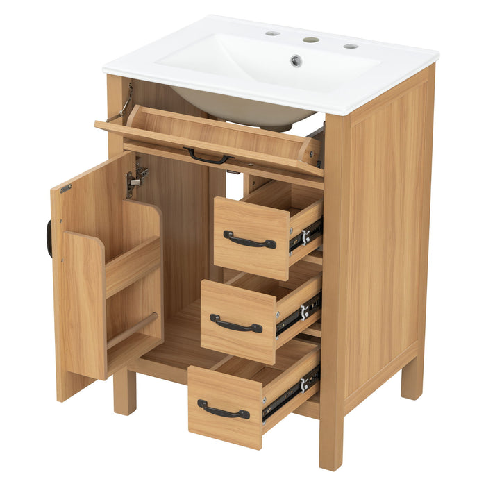 Modern Traditional Bathroom Vanity With Sink