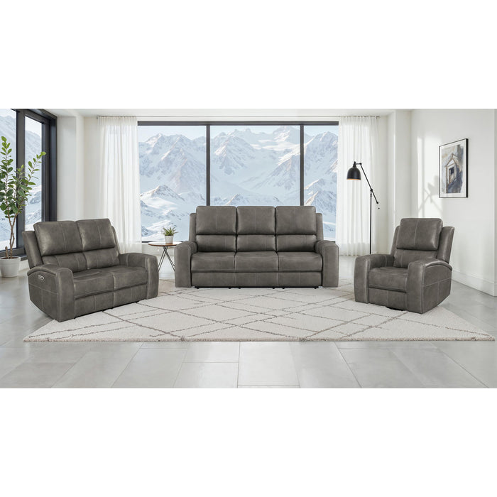 Boyce - Triple Power Reclining Sofa With Independent Headrest