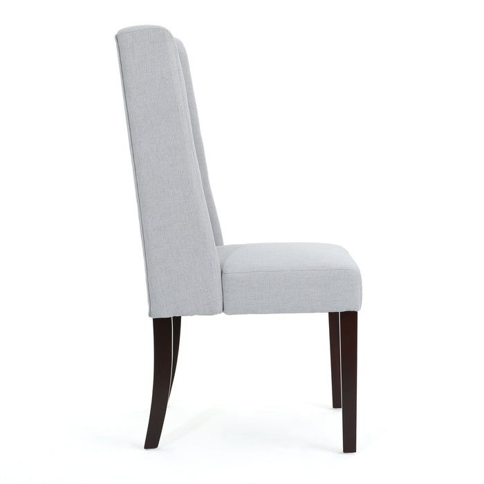 Sophisticated Tufted Dining Chair With High Back Design