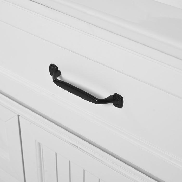 Bathroom Vanity With Sink, 2 Doors 2 Drawers, Freestanding Design