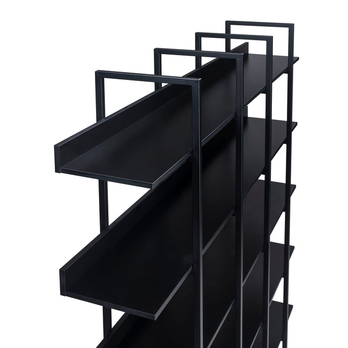 Vintage Industrial 5 Tier Bookcase