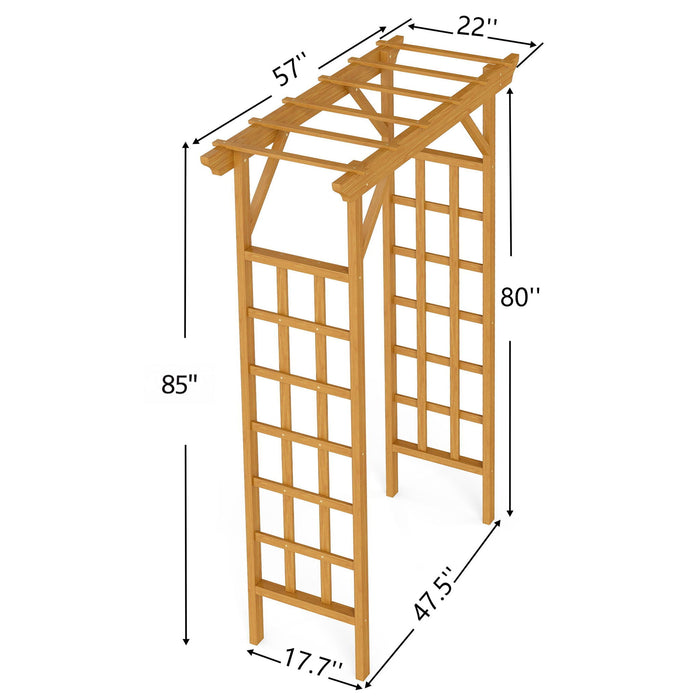 Wedding Arbor With Trellis Design