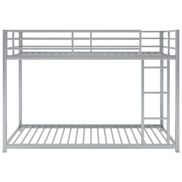 Metal Bunk Bed, Low Bunk Bed With Ladder