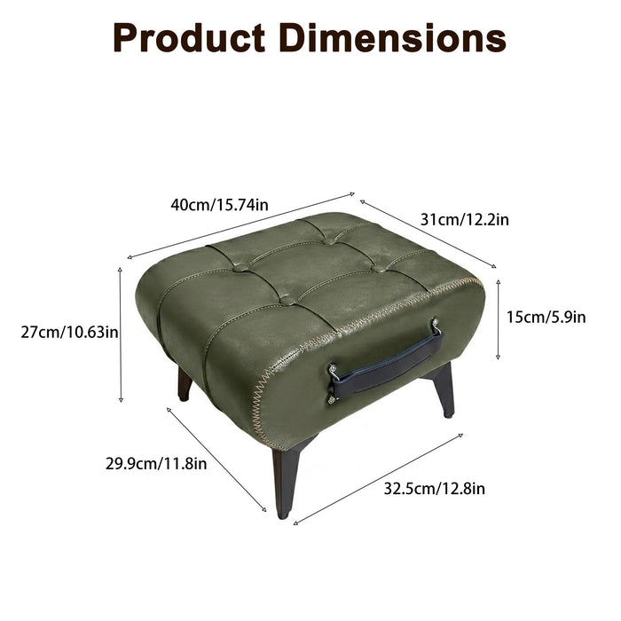 Minimalist Footstool With Hidden Storage