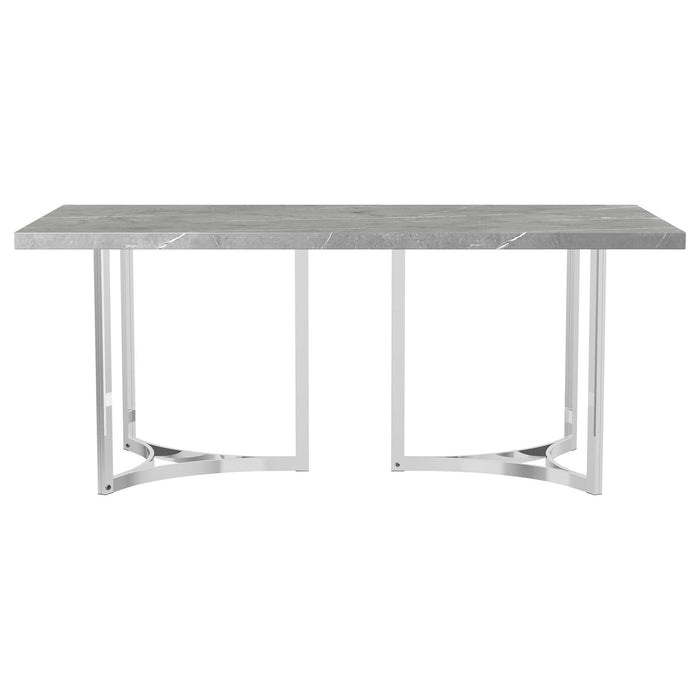 Savona - Rectangular Dining Table - Gray