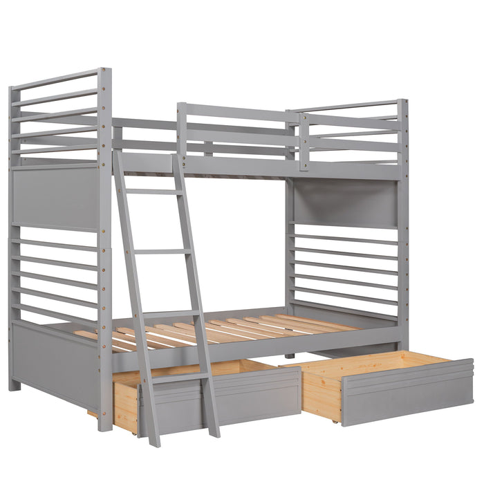 Bunk Bed With 2 Drawers