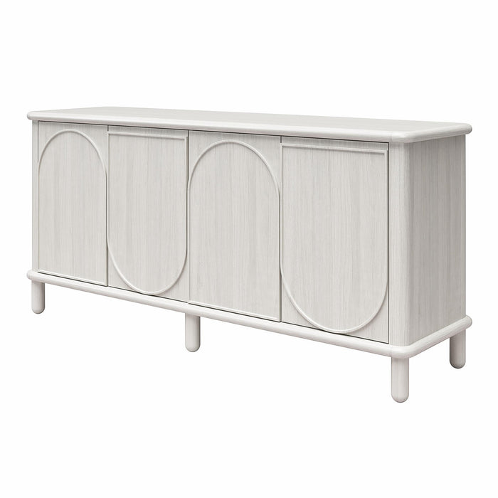 Selena - Credenza - Rustic White