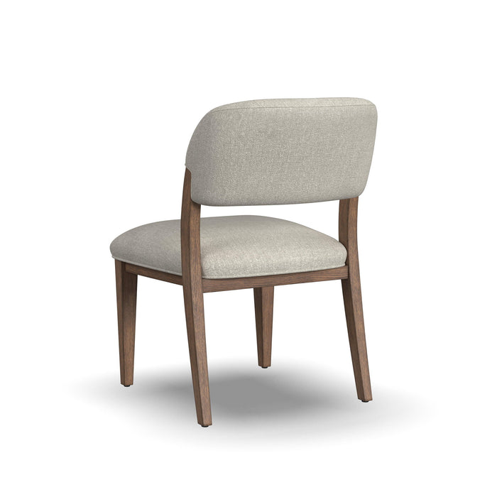 Lyra - Upholstered Barrel Chairs (Set of 2) - Pearl Silver