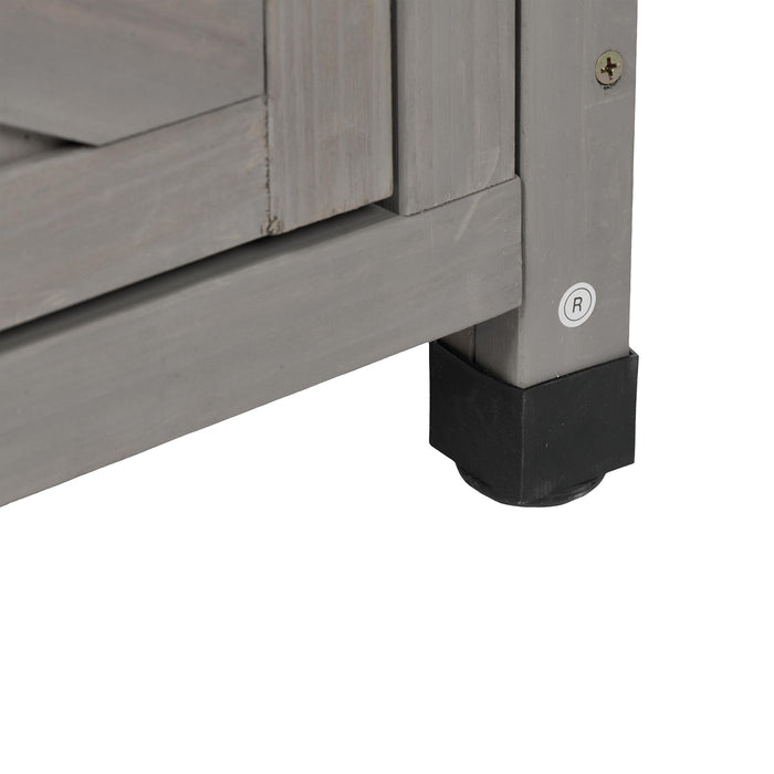 Patio Bar Table Set With Storage