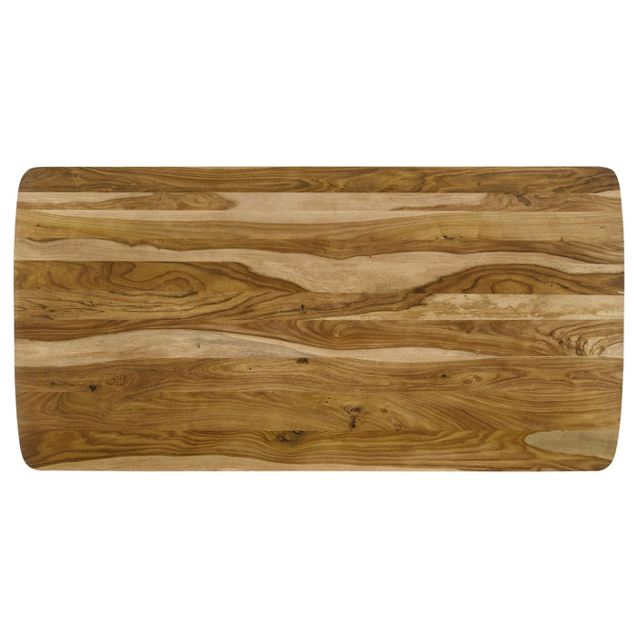 Crossmoor - Sheesham Dining Table - Natural Wood