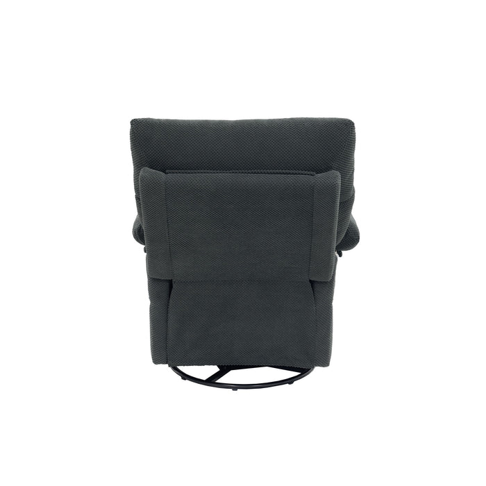 Swivel Rocker Recliner Chair With Manual Recline For Living Room