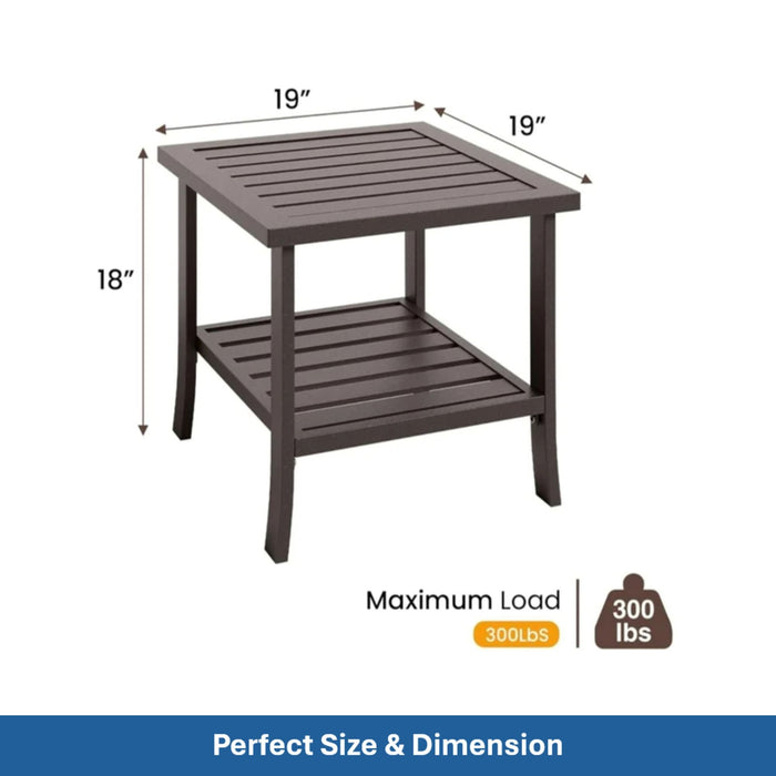 Patio Furniture Set & Coffee Table For Backyard
