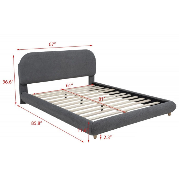 Contemporary Low-Profile Platform Bed