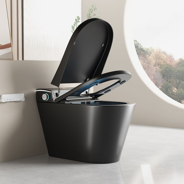 Smart Bidet Toilet With Auto Open / Close Seat, Warm Water Wash, Heated Seat, And Wireless Remote Control