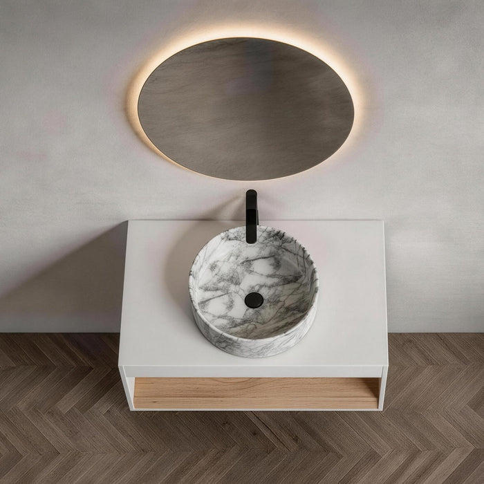 Floating Bathroom Vanity With Vessel Sink