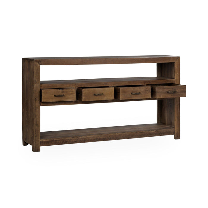 Mattai - 4 Drawer Console Table - Natural
