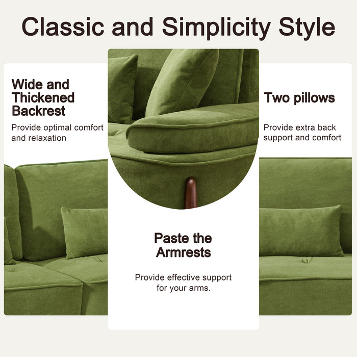 Comfortable Deep Seated Sofa With Pillows