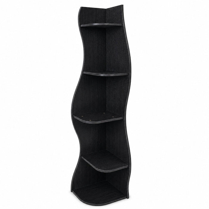 5 Tier S - Shaped Corner Shelf For Living Room