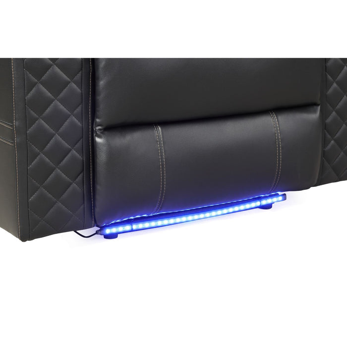 Benz - Power Recliner Set With LED Lighting And USB Charging