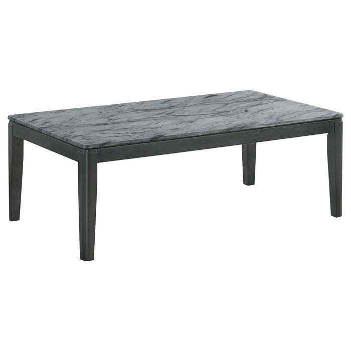 Tryon - Marble 2 Piece Coffee And End Table Set - Gray
