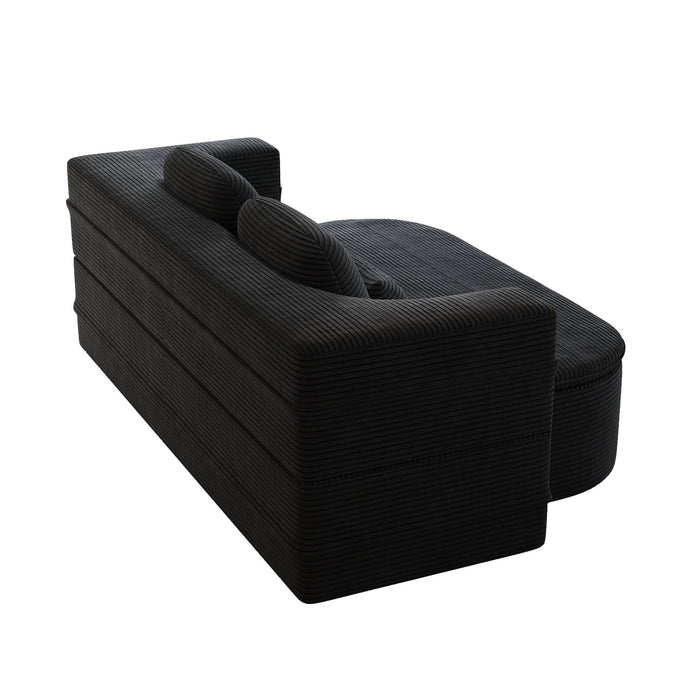 2 In 1 Foldable Sofa Bed With Multi Functional Blanket
