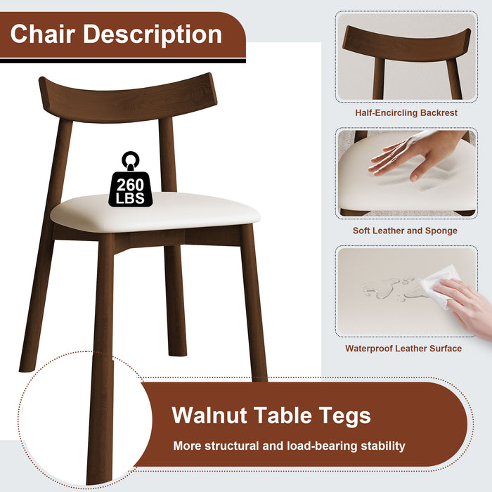 Retro Kitchen Island Set With Chairs, Extendable & Rotating Table, 4 Drawers & Door Cabinets