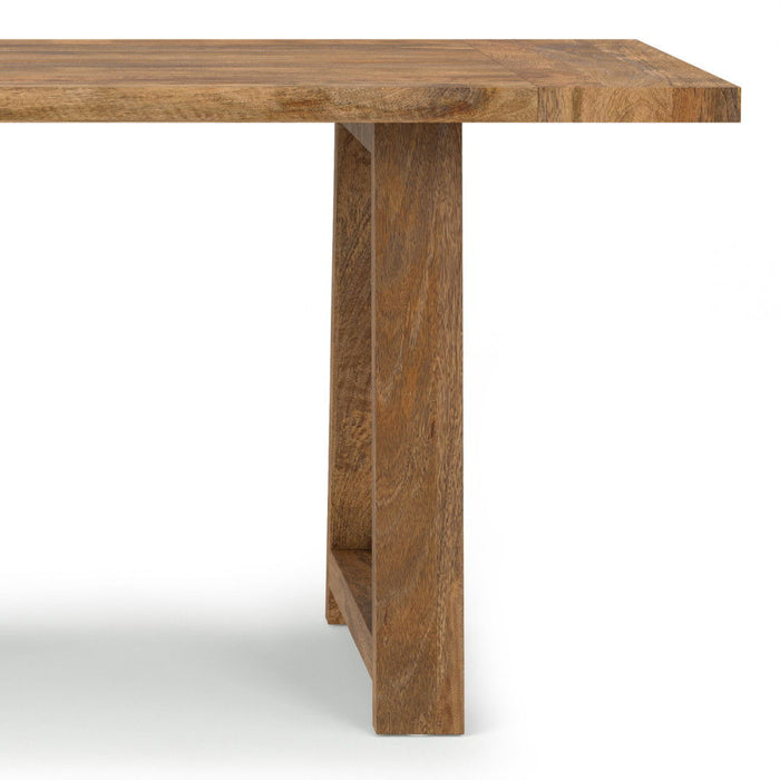 Whitley - Dining Table In Burnt Wax - Brown