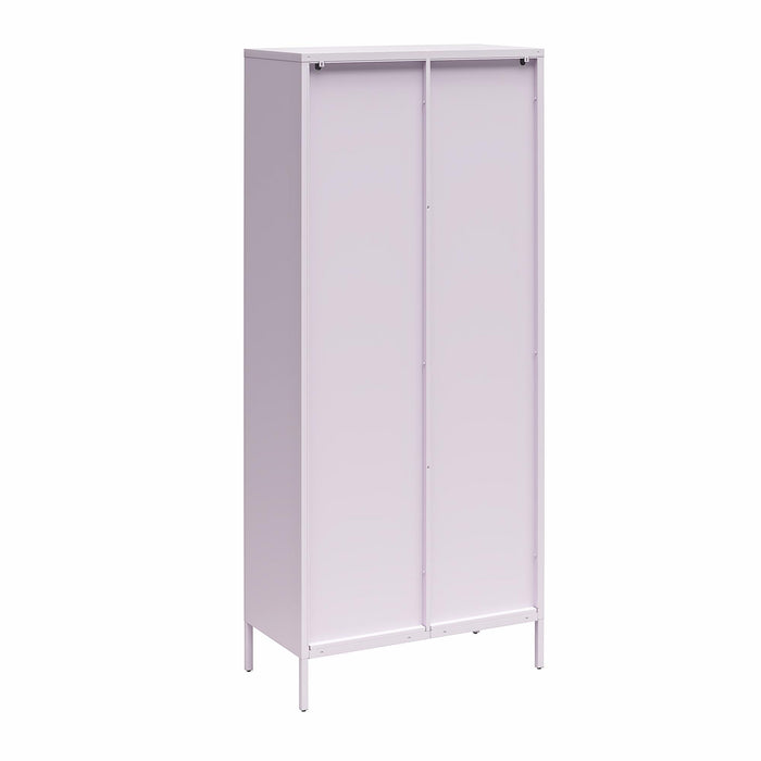 Luna - 2 Door Accent Cabinet With Fluted Glass