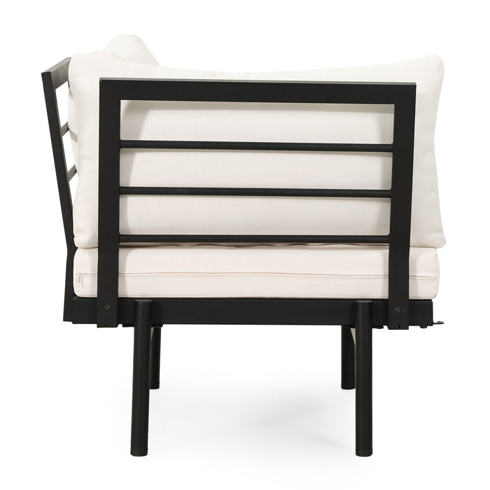 Theo - Sofa Corner, Coffee Table - Cream