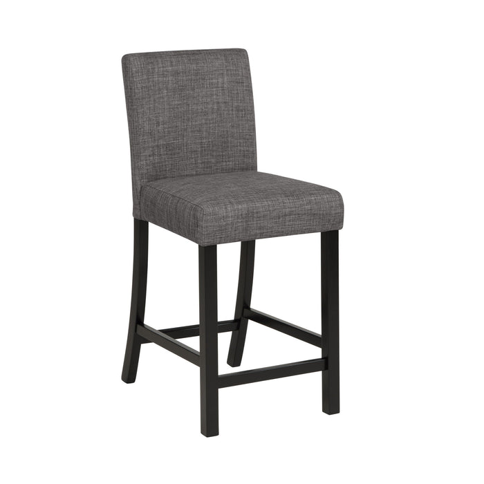 5 Piece Counter Height Table Set, Square Table And 4 Upholstered Chairs